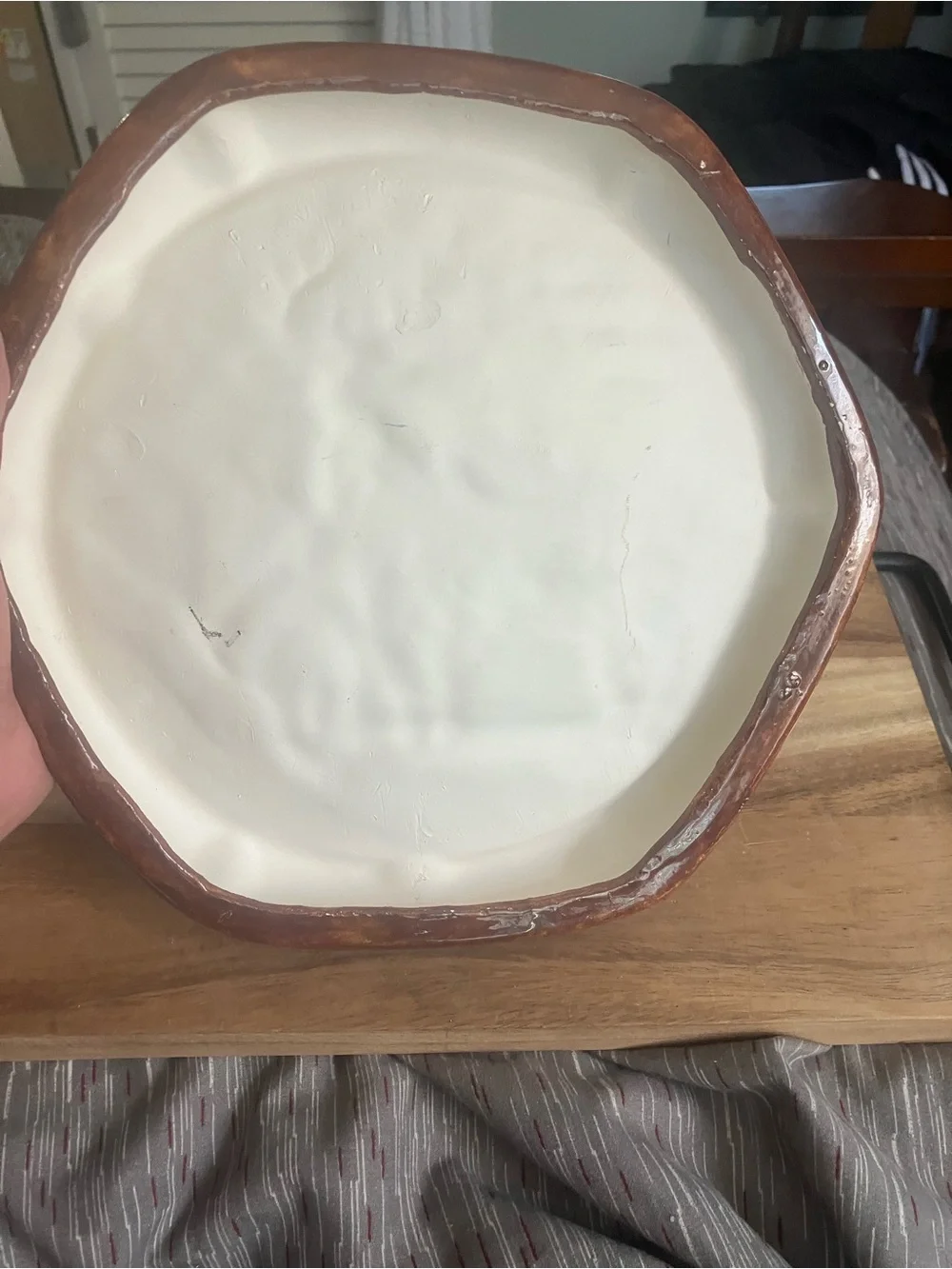 Vintage 1970’s Ceramic or Chalkware Ashtray